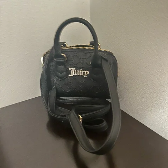 Juicy Couture Embossed Black Mini Bag - Picture 3 of 3